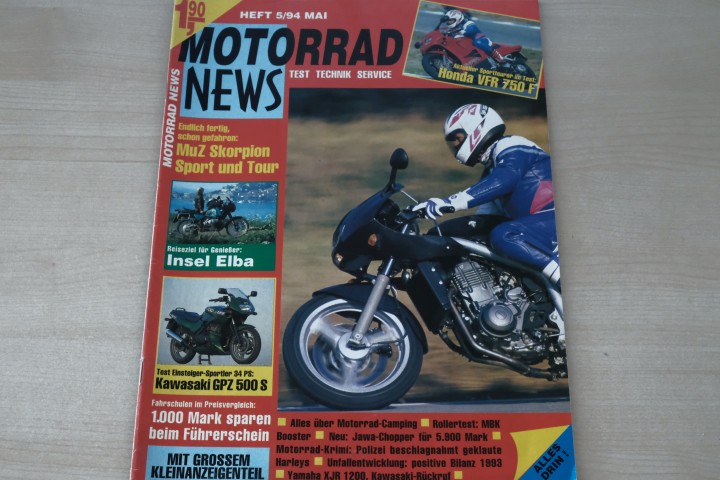 Deckblatt Motorrad News (05/1994)